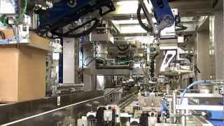 Singleunit batch Packaging and allotting of pharmaceutical products with robots from Schubert [upl. by Bertrando342]