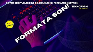 Sistem Geri Yükleme  Formatsız Windows Kurtarma [upl. by Ardnnek]