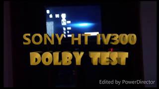 Sony HTIV300 home theatre dolby atmos sound test DOLBY TEST51 SURROUND SOUND [upl. by Davidoff231]