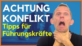 Eskalationsstufen nach Glasl  Wie Du als Führungskraft Konflikte vermeidest oder schlichtest [upl. by Fleisher]