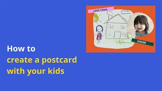 How to create a postcard with your kids [upl. by Caryl893]