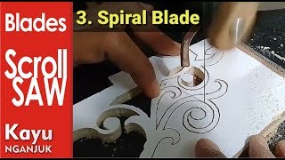 Scroll Saw Pin Blade Pinless Blade amp Spiral Blade [upl. by Moretta137]