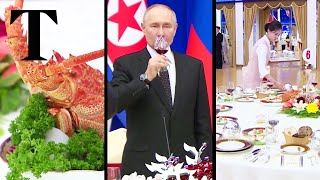 Putin lavished at North Korean banquet [upl. by Yi]