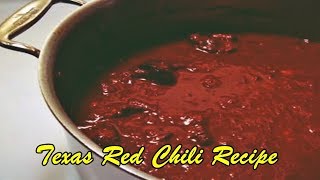 Texas Red Chili Recipe [upl. by Bigelow905]