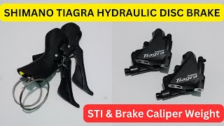 Shimano Tiagra Hydraulic Disc Brakes STI and Calipers [upl. by Enoek]