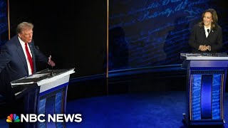 Trump says he will not do another debate with Harris [upl. by Nappie831]