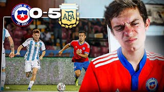 ¡ELIMINADOS 🤬 CHILE vs ARGENTINA  REACCIONES DE UN HINCHA CHILENO  Preolimpico 2024 [upl. by Ahsii]