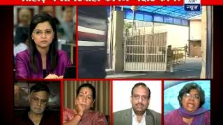 ABP News Debate Who is responsible for Ram Singhs death in Tihar Jail [upl. by Nellahs]