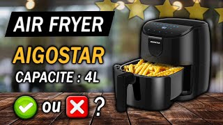 Aigostar Friteuse sans Huile 4L  Avis [upl. by Rimas]