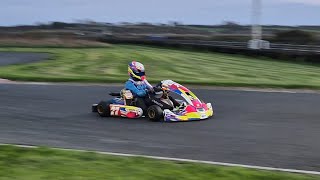 NI Winter Cup Junior Rotax Super Heat 161124 [upl. by Eldwen]