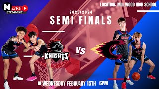 Millwood Knights vs Citadel Phoenix Semi Finals 6pm [upl. by Yrakcaz]