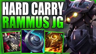 THIS IS HOW RAMMUS JUNGLE CAN HARD CARRY YOUR SOLO Q TEAMS  Gameplay Guide League of Legends [upl. by Eille]