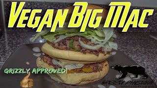 Vegan Big Mac  Vegan Recipes  Vegan Bodybuilding Meal [upl. by Ekud]