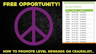 Level Rewards Training  How To Promote Level Rewards On Craigslist [upl. by Vitale462]