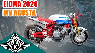 MV Agusta at EICMA 2024  All MV Agusta motorcycles for 2025 [upl. by Eimas]