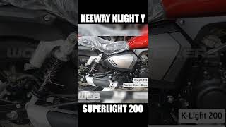 KEEWAY KLIGHT y SUPERLIGHT 200 shorts motos chopper [upl. by Onit866]