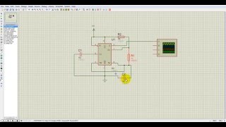 555 Timer Simulation in Proteus [upl. by Dleifniw]