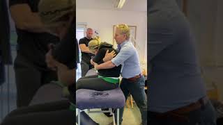 How to Manipulate the Lower Thoracic Spine spinalmanipulation osteopathy chiropractic [upl. by Aynosal]