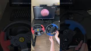 T150 Ferrari VS T150 👉🏻Which one thrustmaster shorts [upl. by Yahiya]