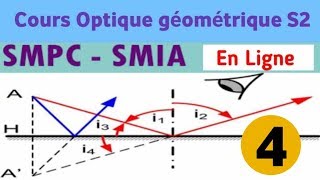 Cours Optique Géométrique S2 SMPCSMIA Minimum de Déviation  partie 4 [upl. by Jovitah13]