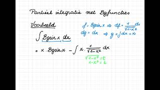 Partieel integratie met cyclometrische functies [upl. by Eppilihp684]