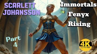 KI  AI generated Scarlett Johansson in Immortals Fenyx Rising Part 4 [upl. by Yekcin]