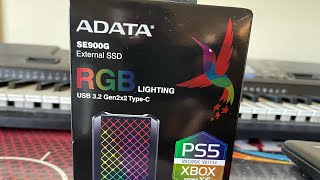 Ssd external hard drive for your ps5 Adata SE900 [upl. by Stevens718]