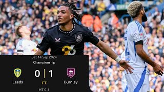 Luca Koleoshos Solo Strike Burnley Triumphs Over Leeds [upl. by Nitin]