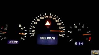 Mercedes E320 Top Speed 250 kmh acceleration [upl. by Acacia]