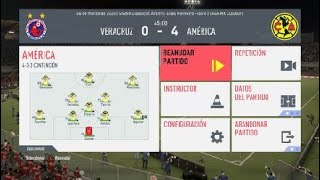 Liga Mx jornada 11 primer tiempo clubamerica fifa20 ligamx [upl. by Hayse]