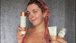 Testing the Wella Fusion Haircare line [upl. by Novrej930]