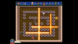 Super Bomberman 5 1997 SNES  13 Multiplayer Stages Group 3 of 6720p [upl. by Donnenfeld]