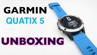 Garmin Quatix 5 Unboxing HD 0100168840 [upl. by Junno482]