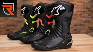 Alpinestars SMX6 V2 Drystar Motorcycle Boots Product Spotlight Review  Riders Domain [upl. by Slyke]