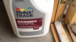 testing Dulux weather shield Fungicide wash [upl. by Lavery]