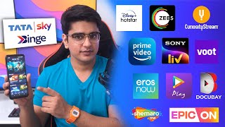 All OTT Apps in ONE Place 😃  Tata Sky Binge App Review Now Tata Play [upl. by Nniuq]