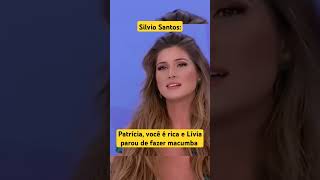 Silvio Santos  Patrícia Você é rica E Lívia tá matando cachorro a grito [upl. by Yreva]