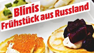 Blinis  Frühstück aus Russland • KochMit [upl. by Galvin]