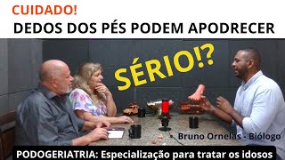 Os dedos dos pés podem apodrecer se não forem devidamente tratados principalmente os dos idosos [upl. by Primo822]