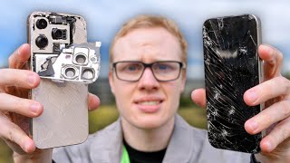 iPhone 16 Pro DROP TEST vs 15 Pro [upl. by Abisha]