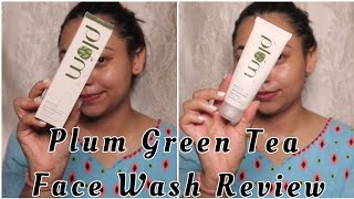 Plum Green Tea Face Wash Review short shortvideo [upl. by Martine73]