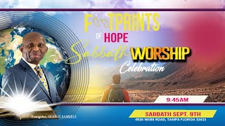 Footprints of Hope Series  Sabbath Worship Sep 9 2023 [upl. by Emmalyn513]