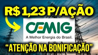 CEMIG CMIG4 e CMIG3 DATA e VALORES PARA O PAGAMENTO DE DIVIDENDOS e BONIFICAÇÃO [upl. by Frederica]