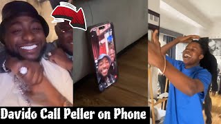 Wizkid Fc MOCK Davido as He Call Peller on Phone to go Live on TikTok Together [upl. by Adnilram]