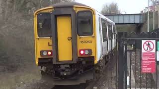 Pye Corner train station train going to Ebbw Vale Town [upl. by Newbill]