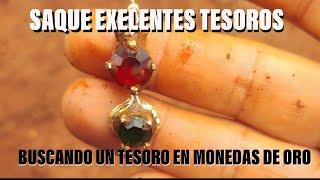 😱👌⛏️🍀Este dia estuvo genial buscando el tesoro en monedas de ORO [upl. by Scarlett]