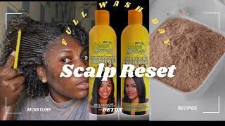 Scalp Reset CLAY MASK DETOX ft Rhassoul clay [upl. by Sinclair724]