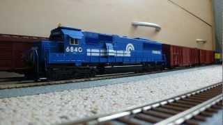 H0 Proto 2000 SD60 Conrail with DigitraxampMRC Decoder [upl. by Kurtzig]