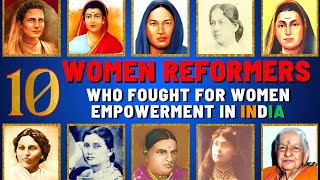 Women Social Reformers of India 🇮🇳  womenreformers india [upl. by Hsekar166]