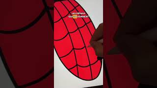 Je dessine Spiderman 🕷️🕸️  spiderman marvel shortsart dessin dessinfacile [upl. by Andras]